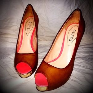 Guess platform high heels
